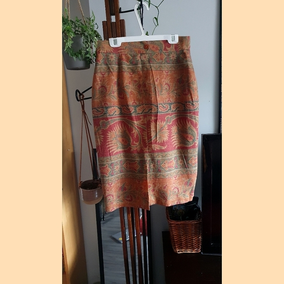 Van Laack Wool/Linen Pencil Skirt - Picture 2 of 8